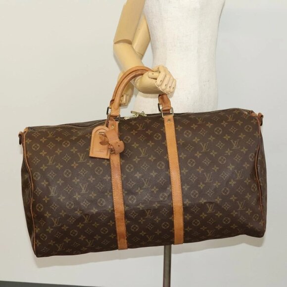 LOUIS VUITTON Monogram Keepall Bandouliere 60 Boston Bag - Picture 1 of 16